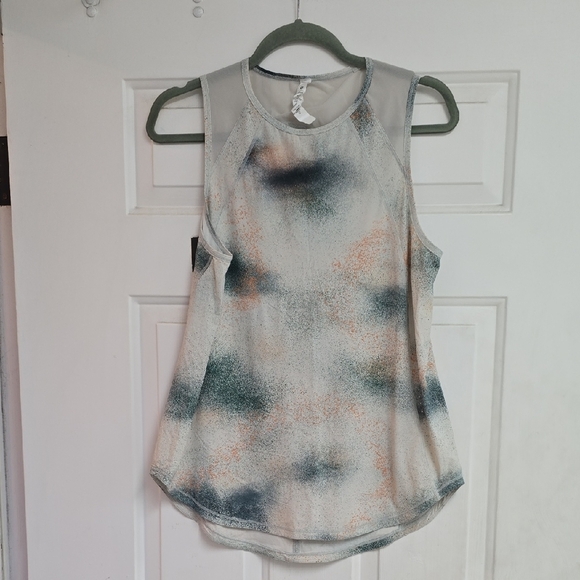 Lululemon Sculpt Tank TopSpray Camo Silver Blue Multi - Picture 2 of 12